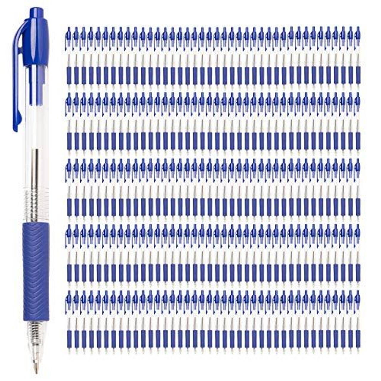 Simply Genius (200 Pack Retractable Ballpoint Pens Medium Point Click Pens for Journal Notebook Writing Office Supplies